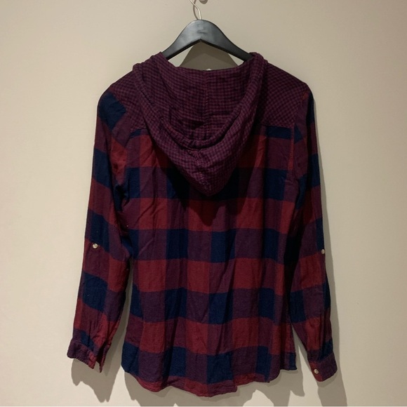 Maurice’s Flannel Hoodie - Picture 2 of 4